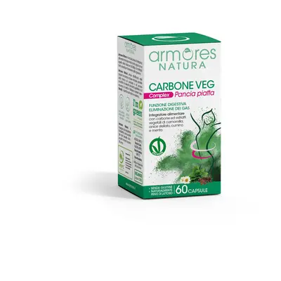 Armores Carbone Vegetale integratore per la funzione digestiva