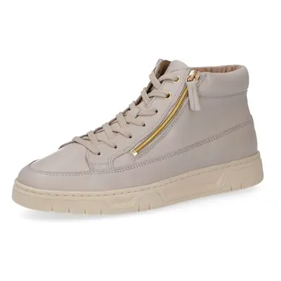 Vitaform Sneaker alte in pelle con zip laterali suola 3 cm