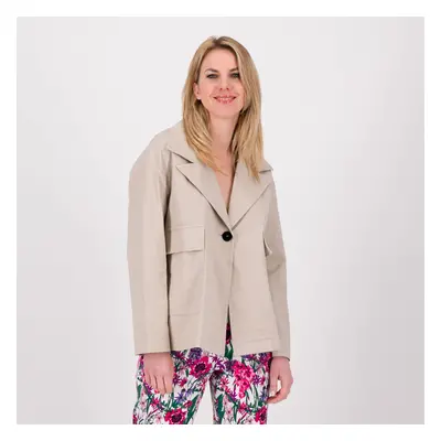 M’ama Trench corto in tessuto twill con collo rever