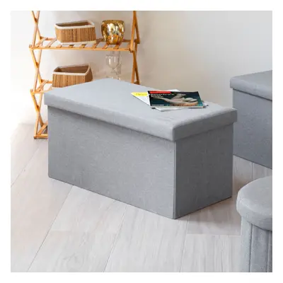 Dmail Pouf contenitore rettangolare 76x38x38 cm