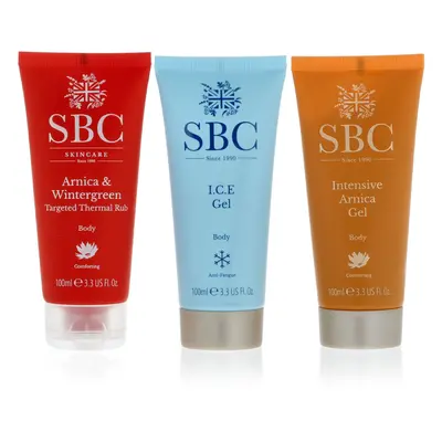 SBC Kit Arnica Crema corpo, gel intensivo, gel rinfrescante