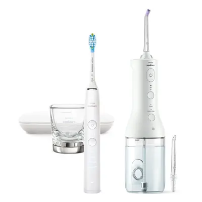 Philips Spazzolino Diamond Clean e idropulsore Power Flosser