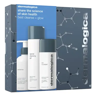 Dermalogica Best Cleanse + Glow Collezione di 3 trattamenti cosmetici