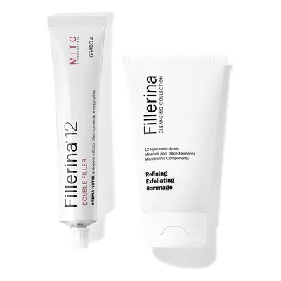 Fillerina Crema notte effetto filler grado 4 e gommage esfoliante