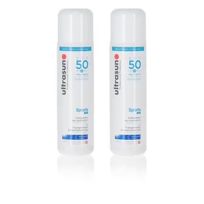 Ultrasun Sports Gel SPF50 Protezione solare (2pz)