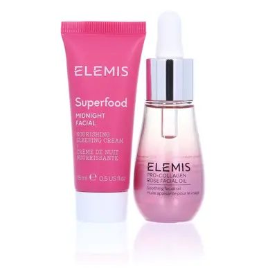 Elemis Olio viso Pro-Collagen Rose + crema notte Superfood