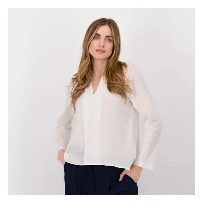 Studio 19 Blusa in mussola di cotone a maniche lunghe