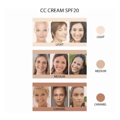 Face-D CC Cream con SPF20 e pennello (2 pz)