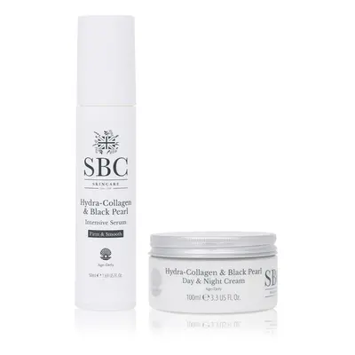 SBC Hydra-Collagen&Black Pearl: siero viso + crema giorno&notte