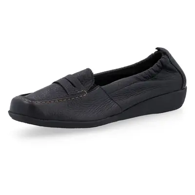 Vitaform Slip on in pelle con inserti elastici