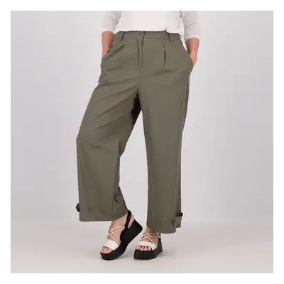 Caterina Lancini Pantaloni in cotone stretch con piega davanti