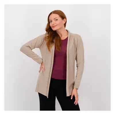 Hekla & Co. Cardigan in maglia in filato con cotone e cashmere