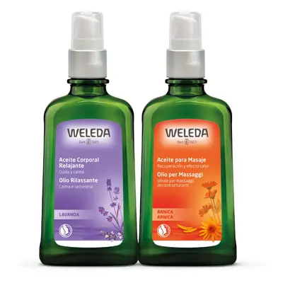 Weleda Duo corpo: olio alla lavanda e olio corpo all'arnica