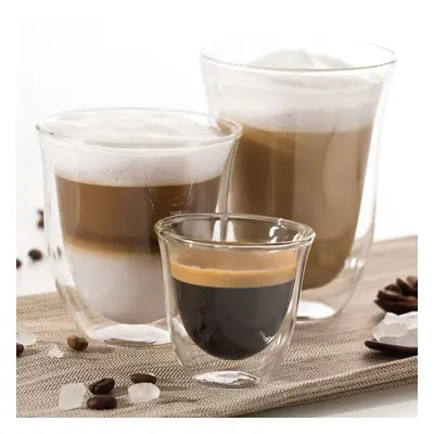 De'Longhi 6 bicchieri termici: espresso,cappuccino, bicchieri latte