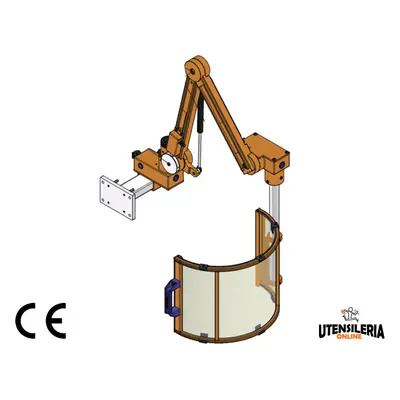 Schermi per fresatrici snodati bilanciati LTF 148.B DX