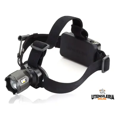 Lampada frontale Focusing CAT 4205 ricaricabile in alluminio, 380 lumen