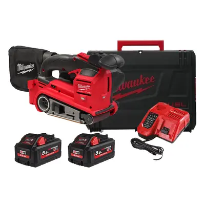 Levigatrice a nastro Milwaukee M18 Fuel FBTS75 a batteria 75x457mm in Kit