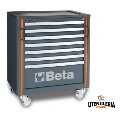 Beta carrello C55C7 con 7 cassetti per arredo officina