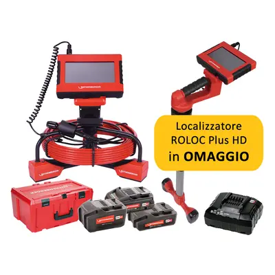 Rothenberger videocamera Rocam mini HD 25/22 E localizzatore ROLOC Plus HD IN OMAGGIO