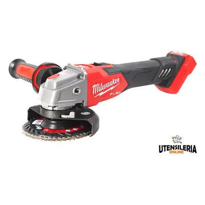 Smerigliatrice angolare Milwaukee M18 Fuel 125mm a velocit�� variabile interruttore a slitta