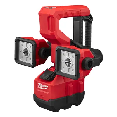 Lampada LED Milwaukee M18 UBL a doppia testa orientabile, 0-2500 lumen