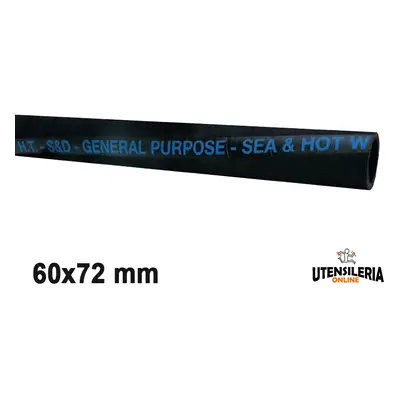 Tubo per mandata e aspirazione acqua SEA WATER/SP10L 60x72mm (20mt)