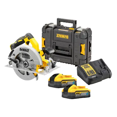 Sega circolare DeWalt DCS570 184mm in kit con 2 batterie 5,0Ah Powerstack