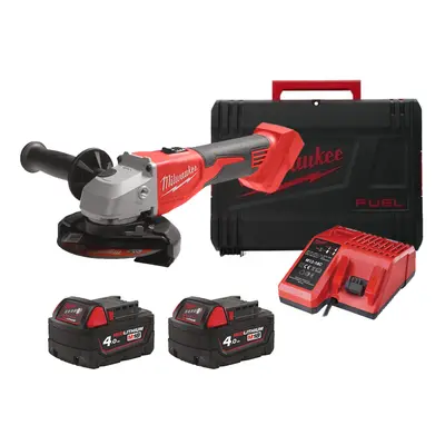 Smerigliatrice angolare Milwaukee M18 BLSAG125X, avvio a slitta disco 125mm in Set