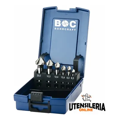 Assortimento svasatori BOHRCRAFT DIN 335 forma C 90�� (6pz)