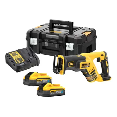 Sega universale compatta DeWalt DC367 tagli 300mm in kit con 2 batterie 5,0Ah Powerstack