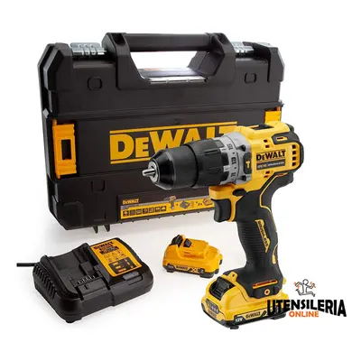 Trapano avvitatore a percussione DeWalt 12V XR Litio 2.0Ah a batteria