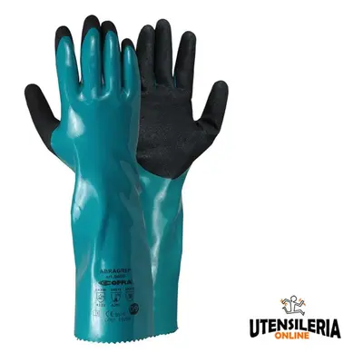 Guanti ABRAGRIP categoria III in nitrile protezione chimica Cofra (12paia)