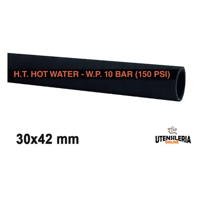 Tubo in gomma HOT WATER/120 per acqua calda e fluidi non corrosivi 30x42mm (60mt)