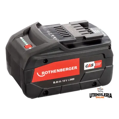 Rothenberger batteria Li-HD RO BP 18V da 8.0Ah