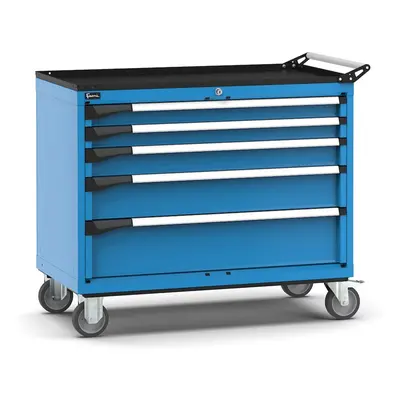 Carrello portautensili Fami Master con 5 cassetti ad estrazione regolabile blu, 1020x573x922mm