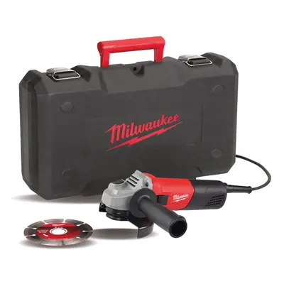 Smerigliatrice angolare Milwaukee AG 800 E da 800W in Kit con disco diamantato e valigetta