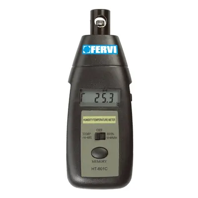 Misuratore digitale Fervi T057 per temperatura e umidit�� ambiente