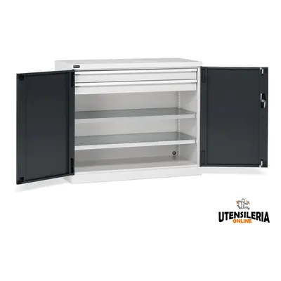 Armadio ante battenti Fami Perfom 1193x555x1000 con 2 cassetti, portata 800 Kg