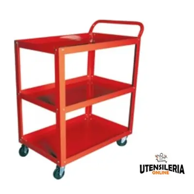 Carrello porta utensili C25 portata 100 Kg 700x450x780h