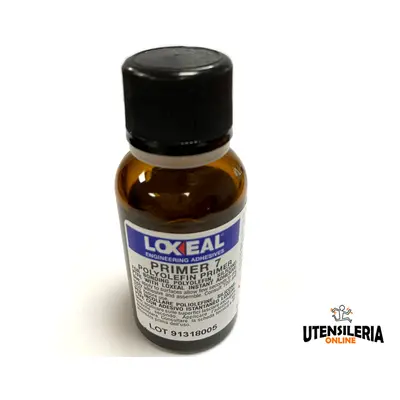 Primer 7 Loxeal attivatore per colla istantanea su poliolefine, flacone 20ml + pennello