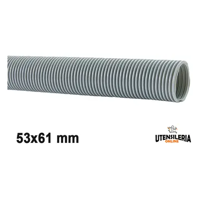 Tubo in eva ASPIRAPOLVERE per aspirazione aria, polvere e fumi 53x61mm (30mt)