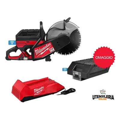 Troncatrice Milwaukee M18 Fuel FCOS230 One-Key 230mm per taglio secco/umido in Kit