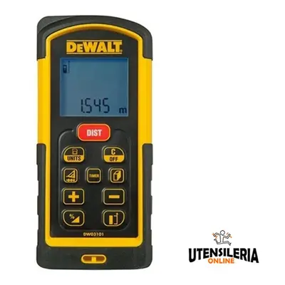 Misuratore Laser DeWalt 100 metri resistente a pioggia e polvere