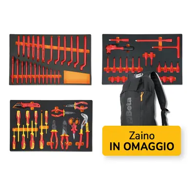 Assortimento 66 utensili per lavori su auto ibride/elettriche Beta 5988 VHB-MQ + Zaino in OMAGGI