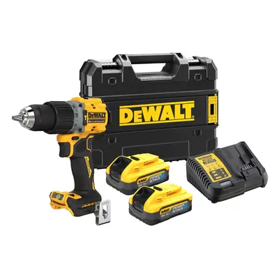 Kit Trapano avvitatore a percussione DeWalt DCD805 con 2 batterie 5,0Ah Powerstack