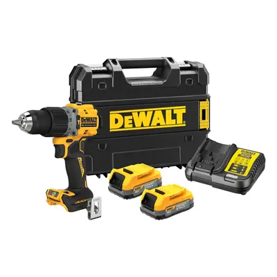 Kit Trapano avvitatore a percussione DeWalt DCD805 con 2 batterie 1,7Ah Powerstack