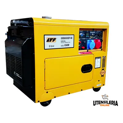 Generatore di corrente LTF GSD8000EP-SE 6500W monotrifase a diesel