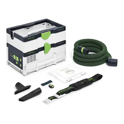 Aspiratore mobile a batteria Festool Cleantec CTLC SYS I-Basic 18V per solidi/liquidi, 4,5lt