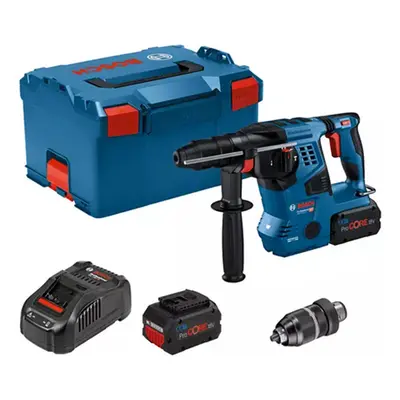 Bosch martello perforatore GBH 18V-28 CF Professional 3,3J con 2 batterie 8Ah e valigetta