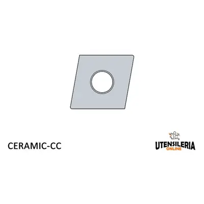 Inserti per tornitura CNGA-CC serie in ceramica (10pz)